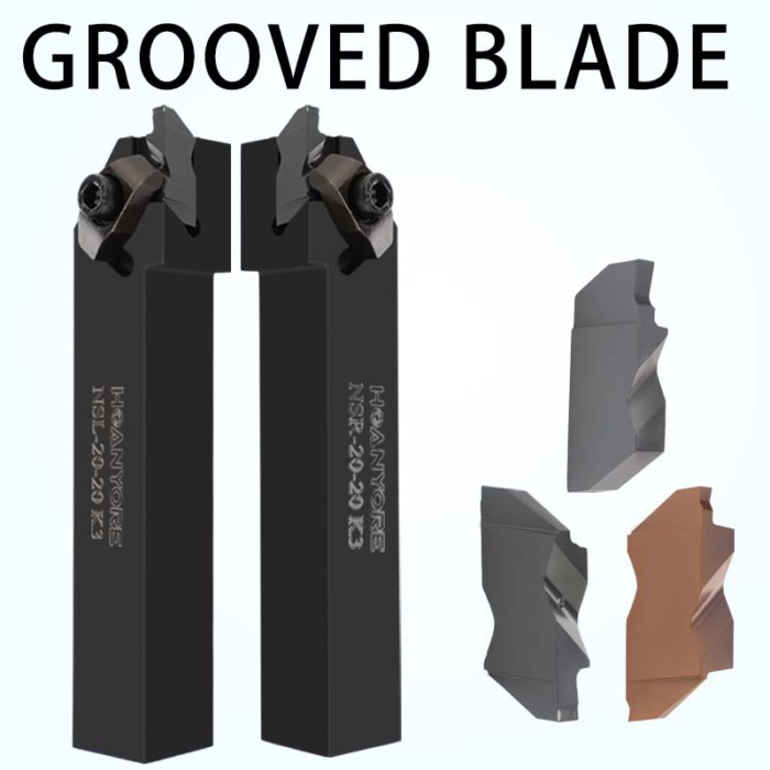Single-head double-head shallow groove tool rod NG2M/NG3M KC5025/5010 end-face groove tool outer ci