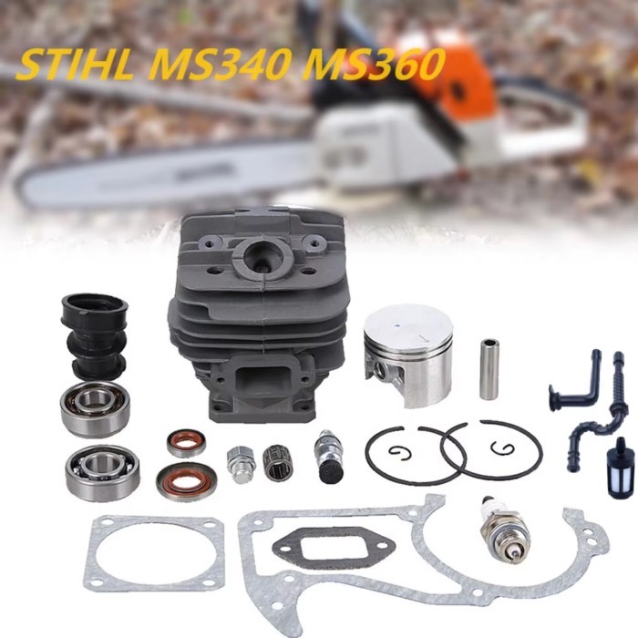 High Quality 48mm Cylinder Piston Manifod Repair Kit For STIHL MS 034 036 034AV 034 SUPER MS360 Cha
