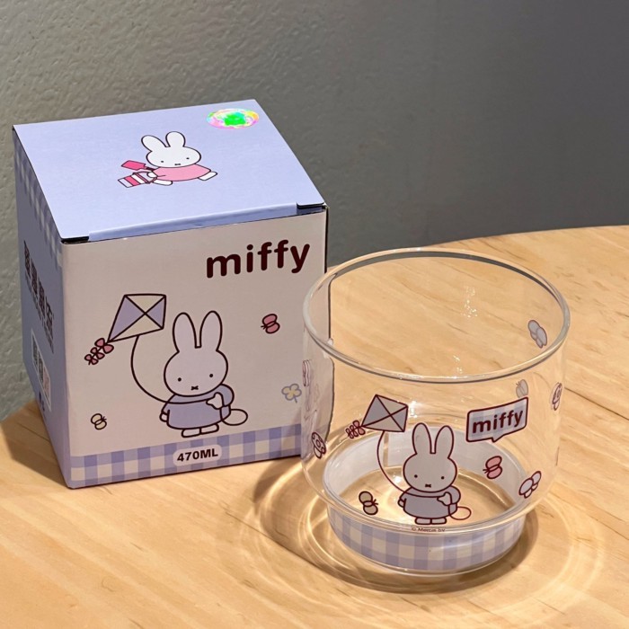 Miffy Rabbit Glass Stacking Cup ถ้วยน้ํา