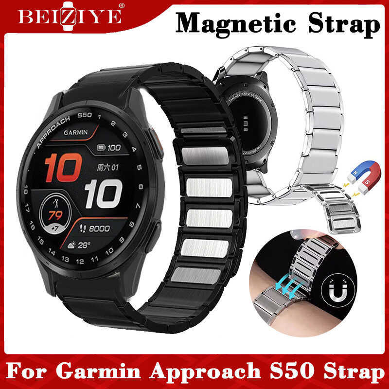 C Metal สายนาฬิกาสำหรับ Garmin Approach S50 Smart Watch Strap Watchband For Garmin Approach S50 สาย