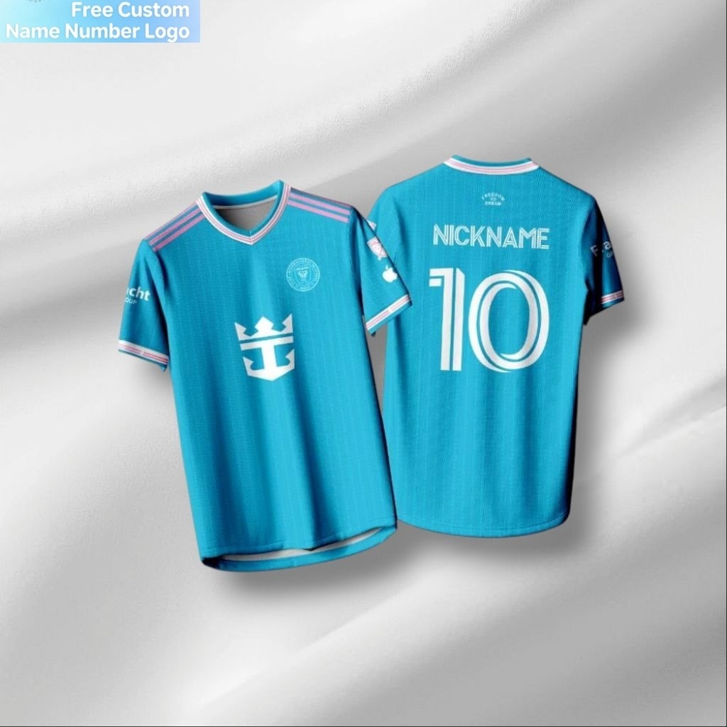 INTER MIAMI THIRD JERSEY 25/26 ชื่อและหมายเลขด้านหลังฟรี
