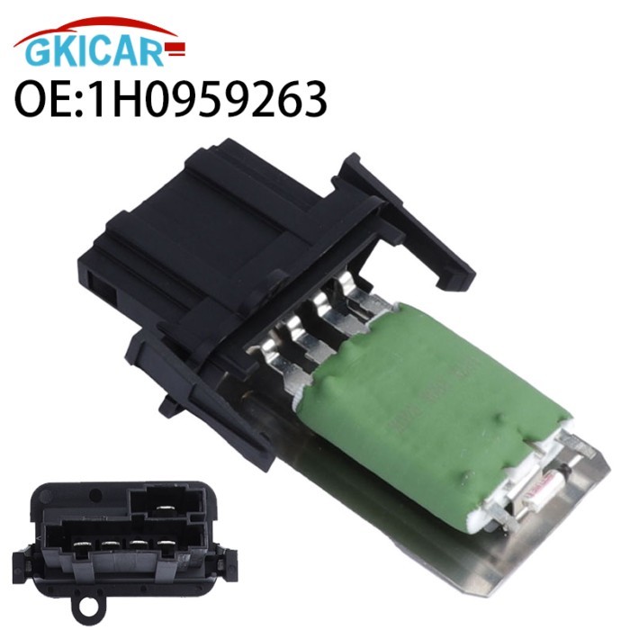 1H0959263 Heater Blower Motor Fan Resistor For VW Caddy MK2 Polo 6N 6N2 Golf MK3 Seat