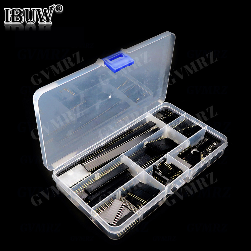 120 ชิ้น/กล่อง 2.54 มม.เดี่ยวแถว pin ซ็อกเก็ตหญิง Header connector 4PIN 6PIN 8PIN 10PIN 12PIN 16PIN 