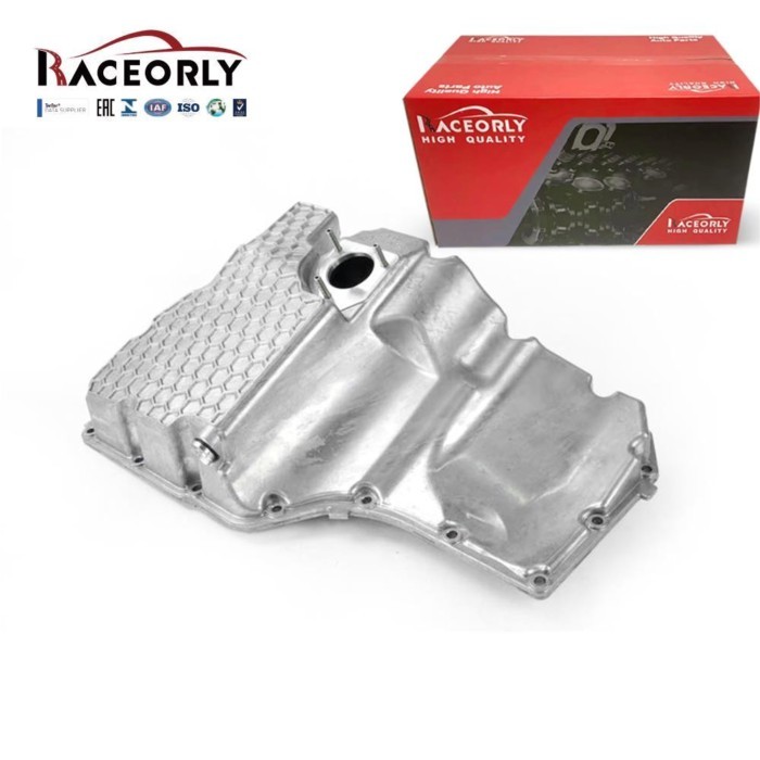 RACEORLY 2.0T Lower Engine Oil Pan For AUDI A4 A5 A6 Q5 06L103598R Aluminum