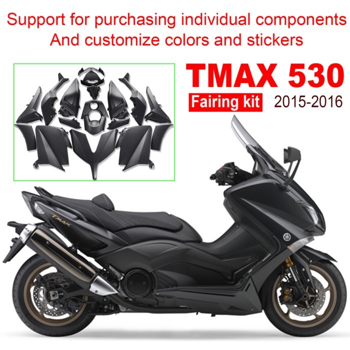 Fit For TMAX 530 T MAX530 T-MAX 530 T-MAX530 TMAX530 2015 2016 Motorcycle Full Fairing Kit  Accesso