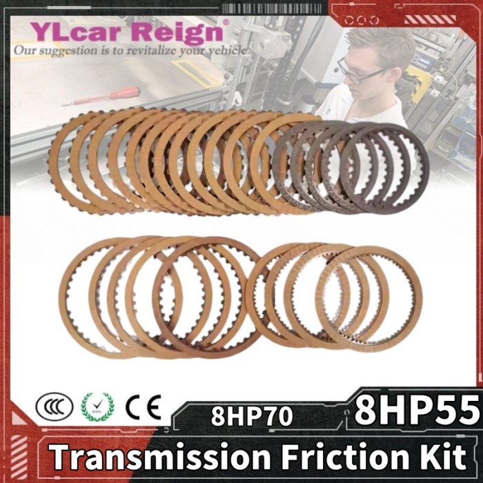 8HP70 8HP55 ZF8HP55 ZF8HP70 Transmission Friction Plates Discs Rebuild Repair Kit For AUDI BMW Jagu