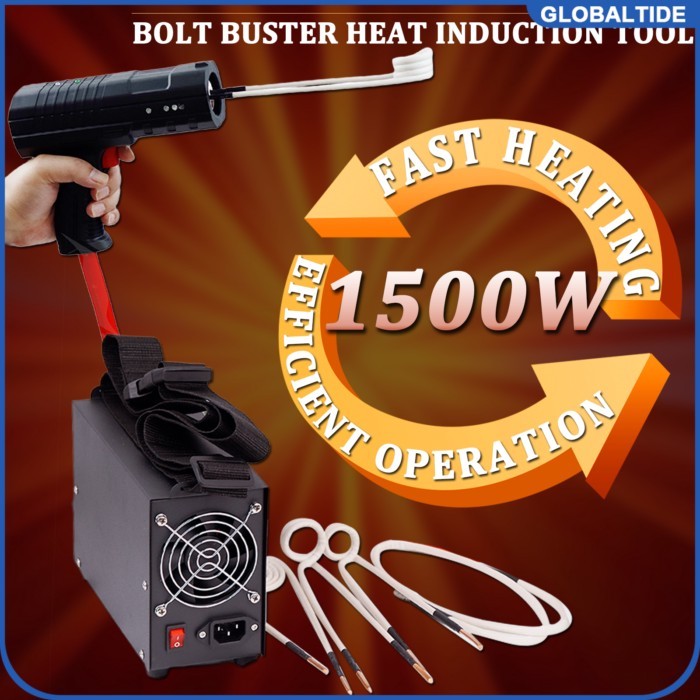 1500W Electromagnetic Induction Heater Induction Heater Bolt Removal Tool Handheld Fast Heating Ind