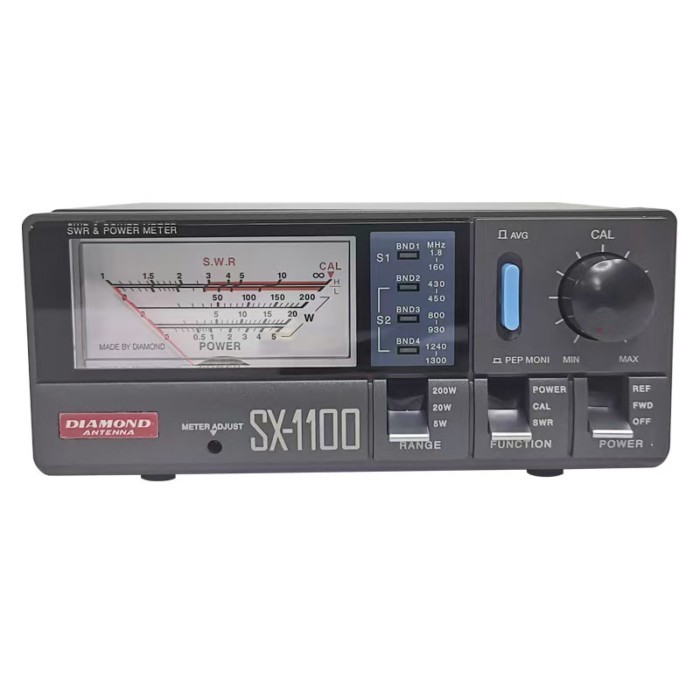 SX-1100 SX1100 Original Quad-Band SWR Power Meter VSWR Watt Tester VHF Frequency Range 1.8-160MHz,