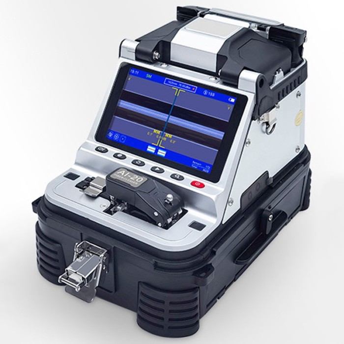 AI-20/AI-30 Fiber fusion splicer machine One step fiber cleaver 6 Motors VFL Power meter tool kits