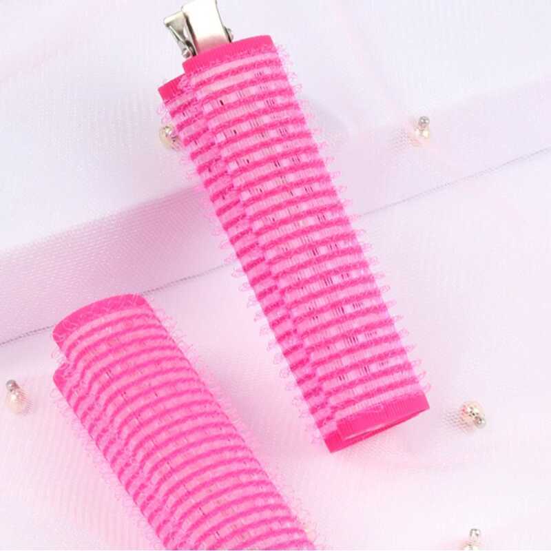 ครัวเรือน Velcro Self-Adhesive คลิปม้วนผมปุยม้วน Air Bangs Roll Bangs Roll Hairdressing เครื่องมือ