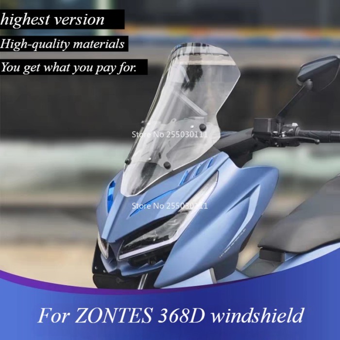 For ZONTES 368D  high front windshield 368d