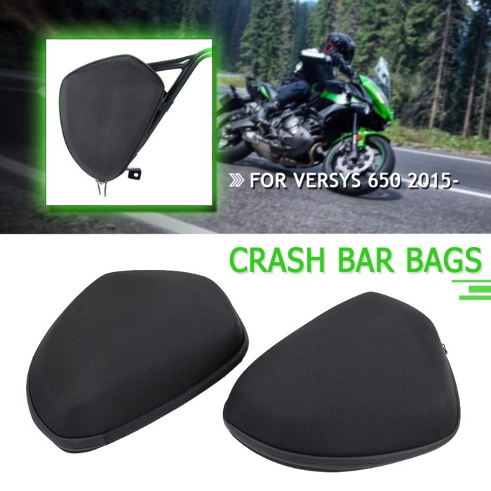 Motorcycle Crash Bar Bags Waterproof Repair Tool Placement Bags For Kawasaki Versys 650 Versys650 V