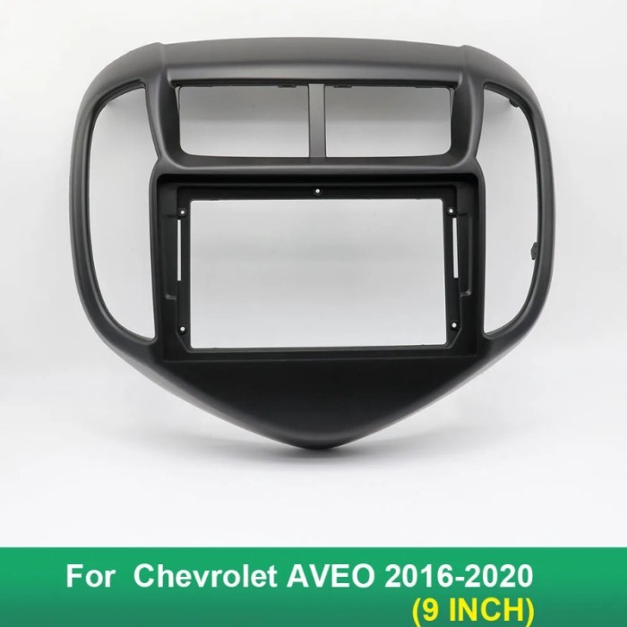Car Audio Fascia Frame Adapter For Chevrolet AVEO 2016-2020 9" Big Screen 2DIN Dash Fitting Panel F