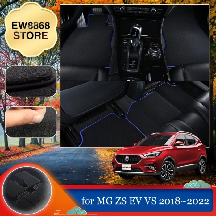 Floor Mat for MG ZS ZS11 ZX EV VS 2018~2023 2019 Car Custom Auto Foot Pads Carpet Cover Liner Inter