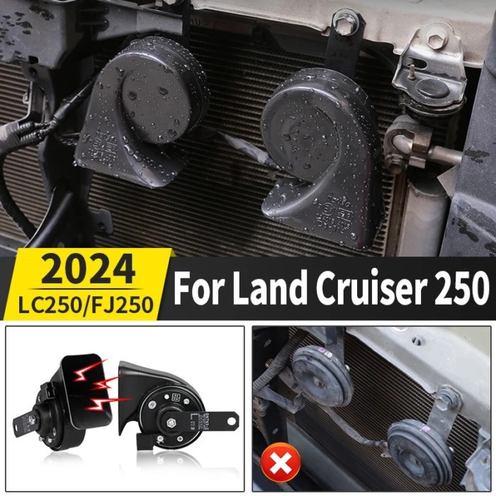 For 2024 Toyota Land Cruiser 250 Snail Horn Tweeter Prado LC250 FJ250 Exterior Upgrade Modification