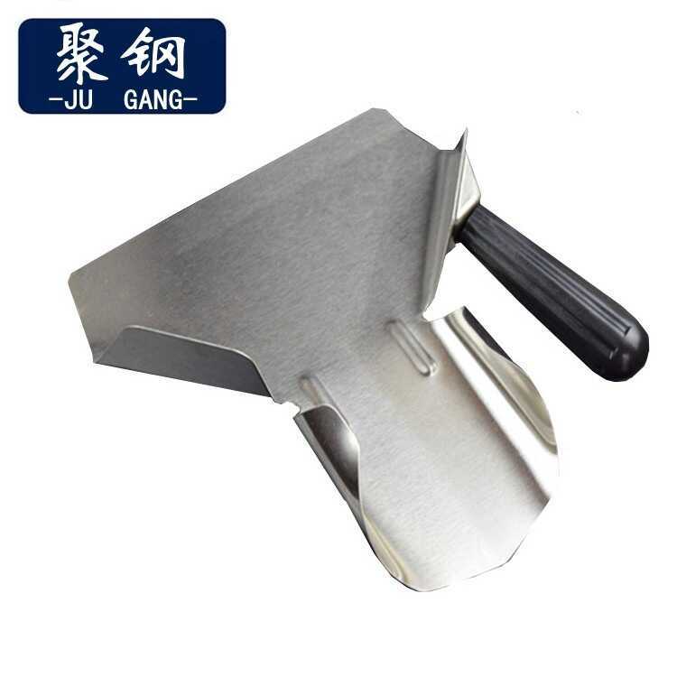 สแตนเลส French Fries Shovel หนา KFC Burger Shop อุปกรณ์ French Fries อุปกรณ์ French Fries บรรจุภัณฑ์