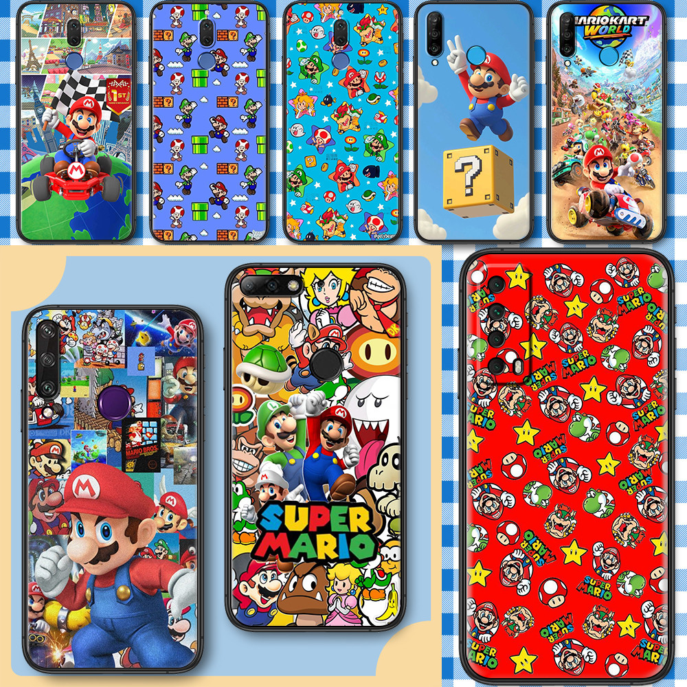 สําหรับ Huawei Y6P Y7A Y8P Y9A Y5 Y6 Prime Mario Kart เคสโทรศัพท์ฝาครอบป้องกัน