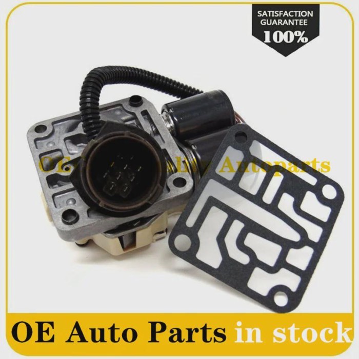 Transmission Solenoid Valve Block With Gasket Shift XS7P-7G391-AA Auto Parts CD4E F6RZ-7G391-A For