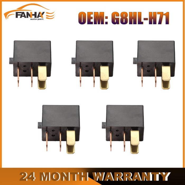 5PCS Car Air Conditioner Relay G8HL-H71 DC 12V 120Ohm G8HL H71 For Honda For Accord CRV Front Fan A