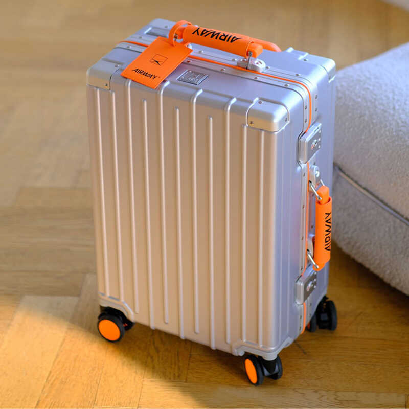 AIRWAY กระเป๋าเดินทางสำหรับผู้หญิง โครงอะลูมิเนียม ดีไซน์สวยงาม เดินทางเงียบสงบ กระเป๋าเดินทางขนาด