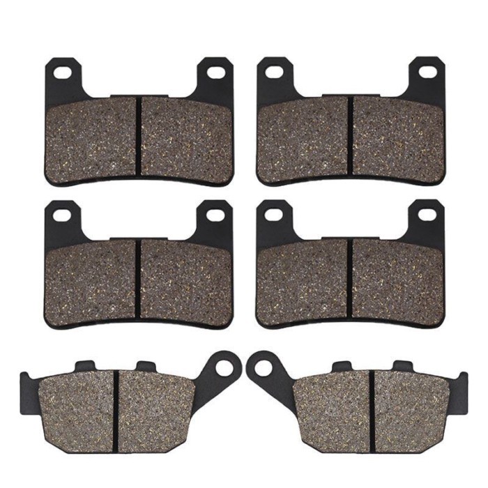 Cyleto Motorcycle Front Rear Brake Pads for Kawasaki Z 800 Z800 ZR800 ZR 800 2013 2014 2015 2016