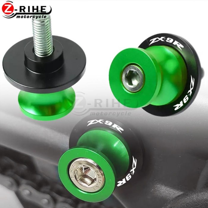 10mm Motorcycle Swingarm Sliders Spools Screw For KAWASAKI ZX-9R ZX9R NINJA ABS 1994 1995 1996 1997