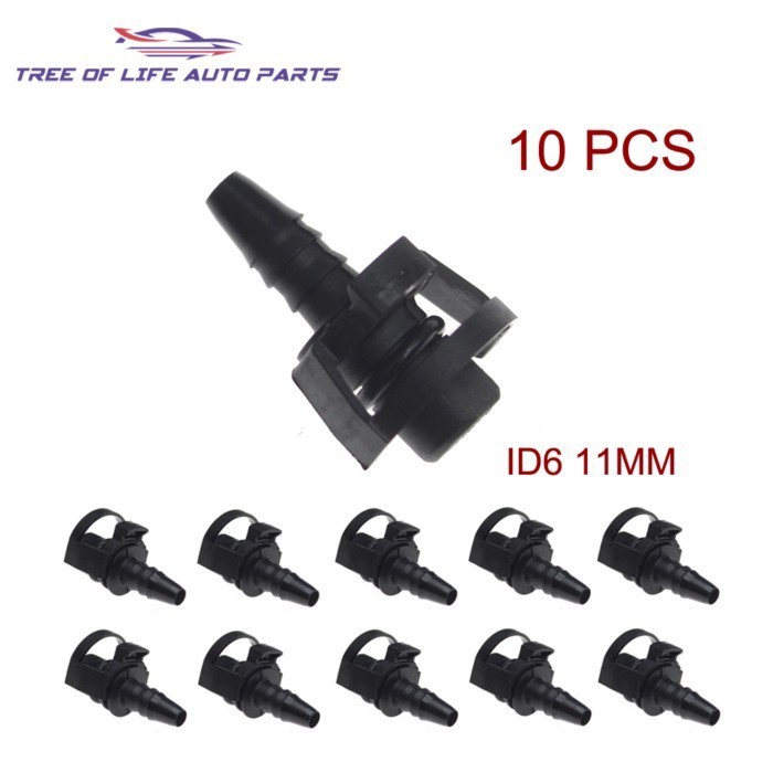 1/2/5/10 ID11-ID6 Auto Water Kettle Tank Water Hose Straight Connector For Chevrolet Opel Heater Pi