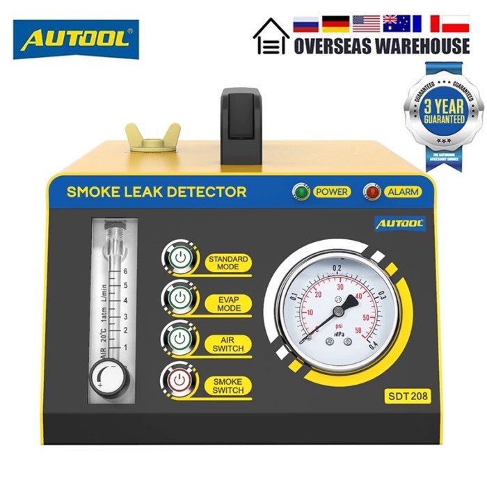 AUTOOL SDT208 Car Smoke Leak Detector EVAP Smoke Generator Tester Automotive Smoke Machine Leak Det