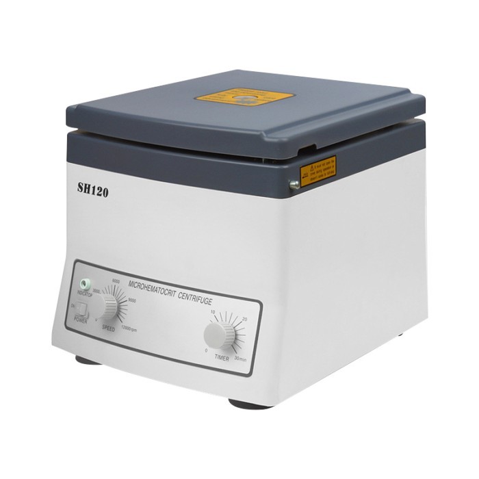 Desktop Micro Hematocrit School Laboratory Blood PRP Centrifuge Machine 15300xg with 24 Tubes Capil