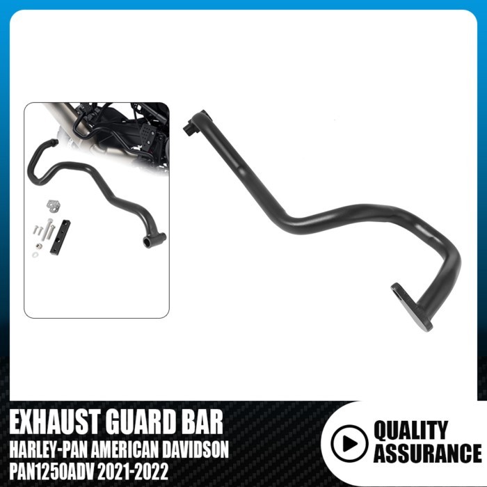 Motorcycle Accessories Engine Guard Crash Bar Exhaust Pipe Protector For HARLEY-PAN AMERICAN DAVIDS