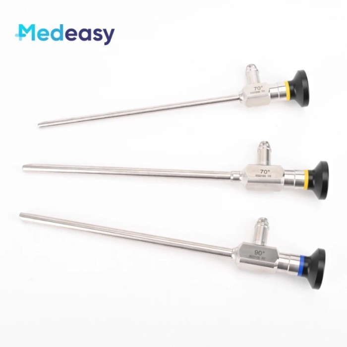 ,,Rigid Laryngoscope 70 Degree 90 Degree ENT Endoscopy Throat Endoscope 6mm 8mm