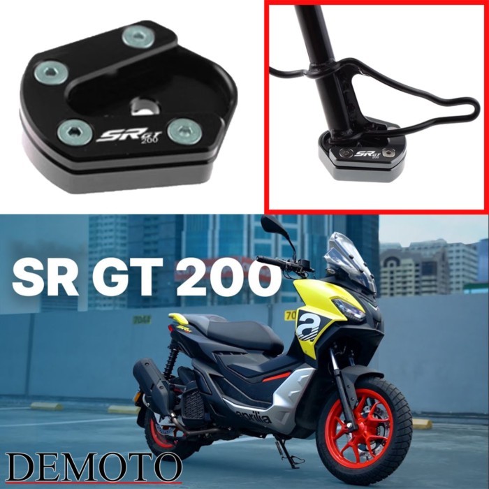 For Aprilia SRGT200 SR GT 200 SR GT200 SR200 GT Motorcycle Accessories Kickstand Foot Side Stand En