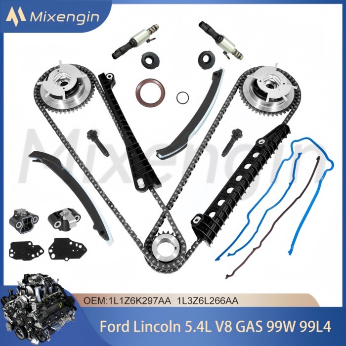 Auto Engine Parts Timing Chain Kit  VVT Gear For 03-14 5.4L V8 99L4 Ford F-150 F-250 F-350 Lincoln