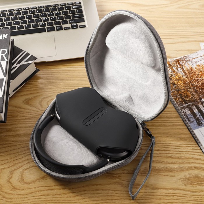 เหมาะสําหรับชุดหูฟัง Apple Airpods max เคสป้องกันชุดหูฟัง Apple กล่องเก็บชุดหูฟังกันกระแทกแบบพกพา