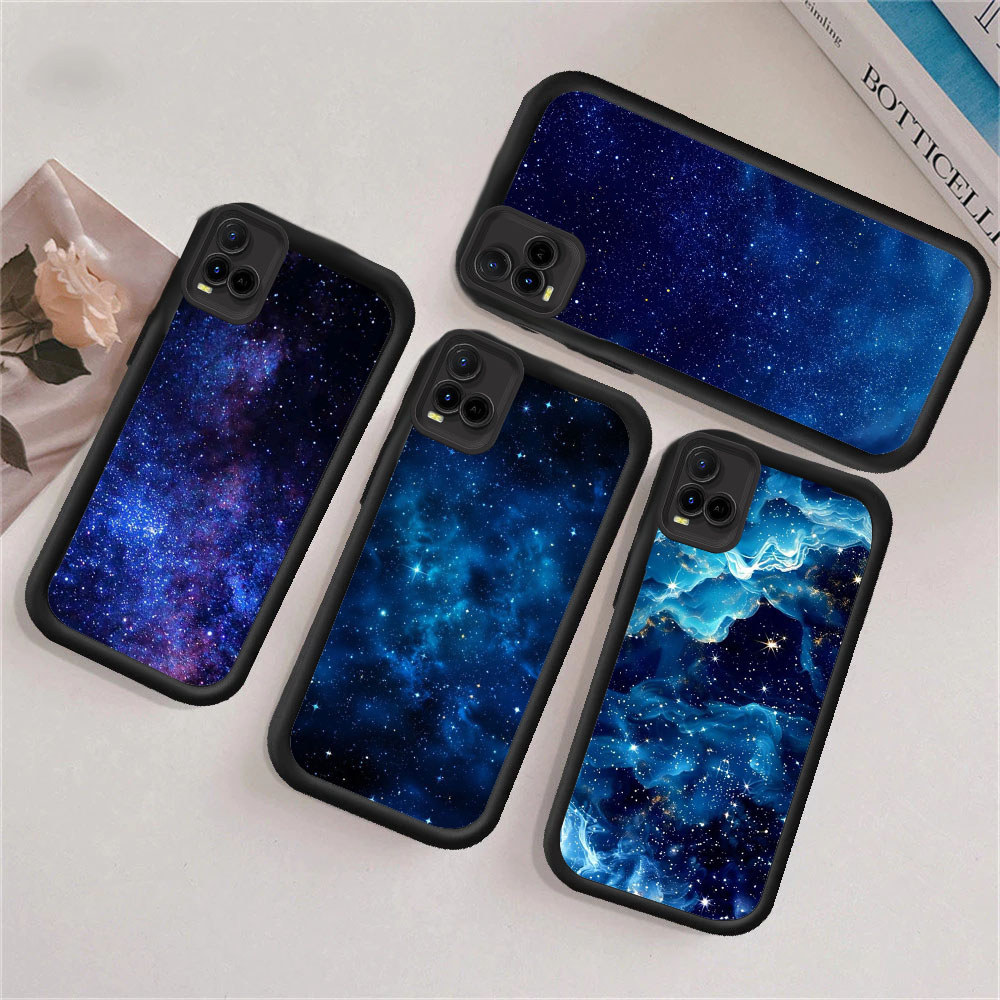WC46 starry sky เคสสําหรับ Hp ชุบ VIVO IQOO S1 V20 Y35 Z9 V40 V15 Z9X Y28 V29E Pro 2024 5G วัสดุ TPU