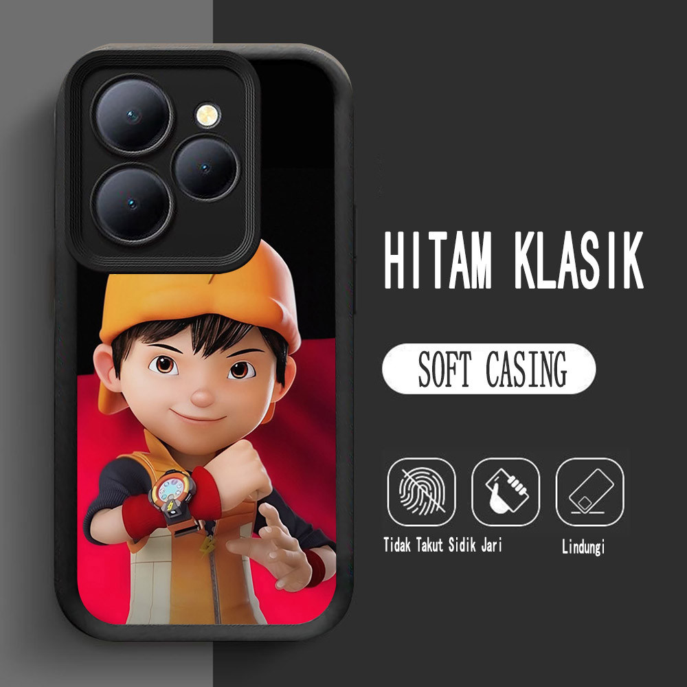 Y-19 Bobiboy ปลอกซิลิโคนสําหรับ Infinix Smart HOT 40 8 9 HD 30i 40i 30 Pro Play Case