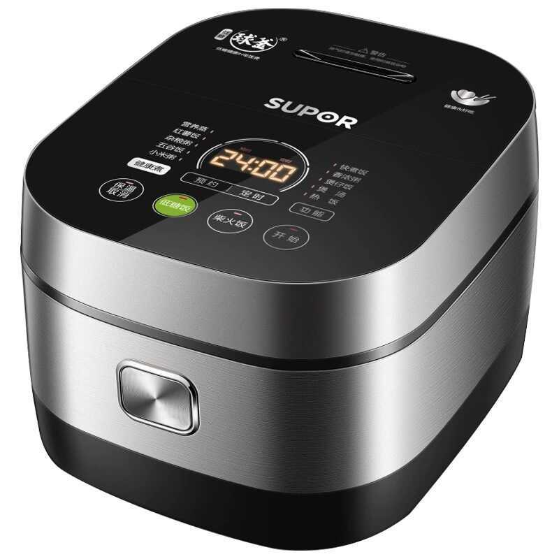 Supor หม้อหุงข้าวในครัวเรือนซุปข้าวแยกท่อระบายน้ําข้าว 4L ลิตรกาต้มน้ําบอลหม้อหุงข้าวอัจฉริยะ SF40HC