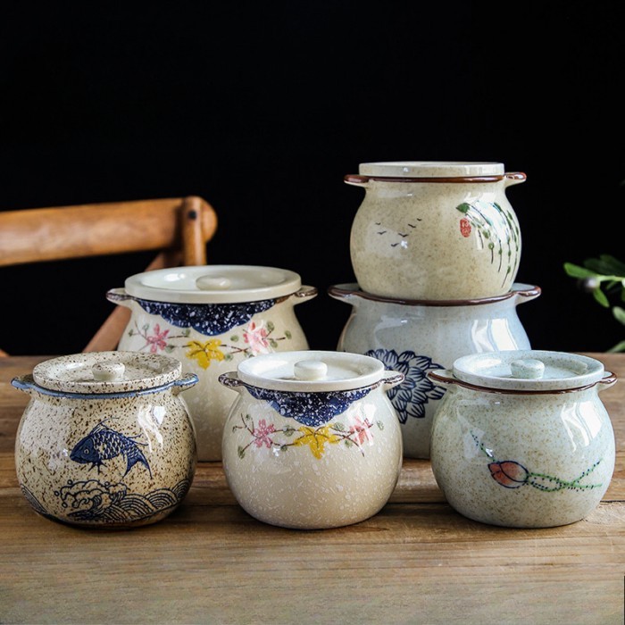Household Storage Jar Kitchen Seasoning Storage Jar Salt Tank with Lid Kitchenware Home Accessories