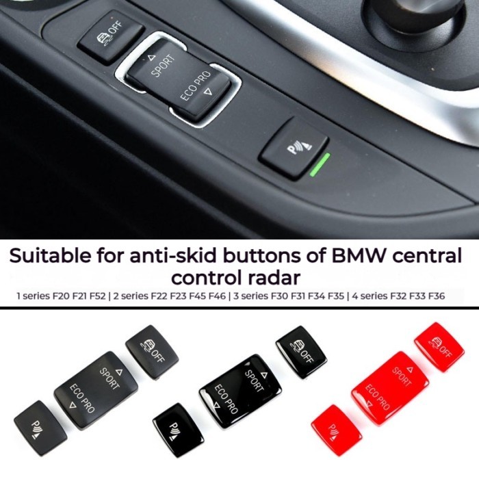 Car ConsoleESP Antislip Switch Sport Buttons Radar Sensor Key For BMW 1 2 3 4 Series F20 F21 F22 F2