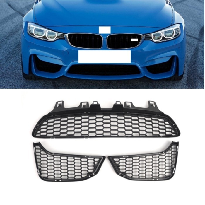 For BMW M3 M4 F80 F82 F83 Front bumper grille 51118054301 51118054302 51118054294