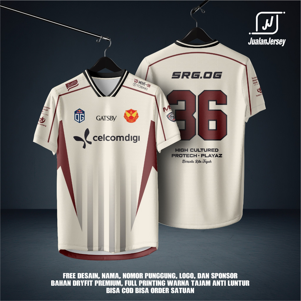 ใหม่ล่าสุด Srg Og Msc Jersey ฟรีชื่อนิคแบบกําหนดเอง