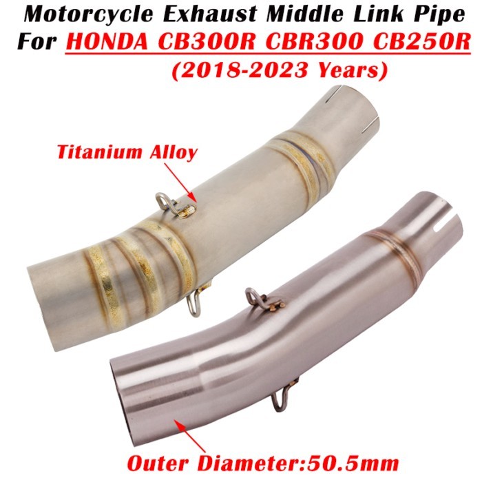 For HONDA CB300R CBR300 CB300F CB250R CB 300R 300F 2018 - 2023 Motorcycle Exhaust System Modified M
