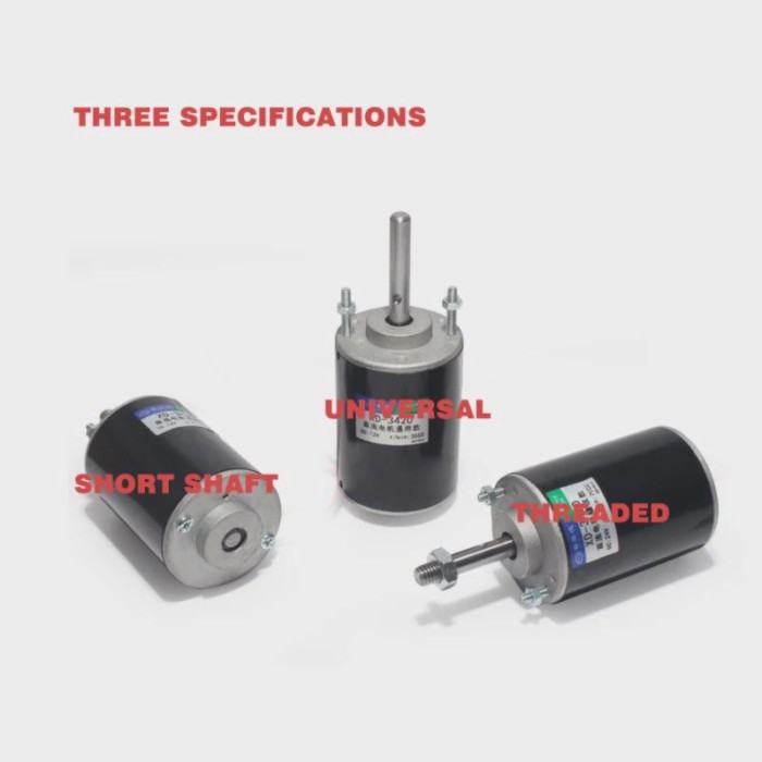 3500~7000RPM XD-3420 30W High Torque DC Motor 12V/24V Permanent Magnet Motor Mini DC Motor DIY Gene