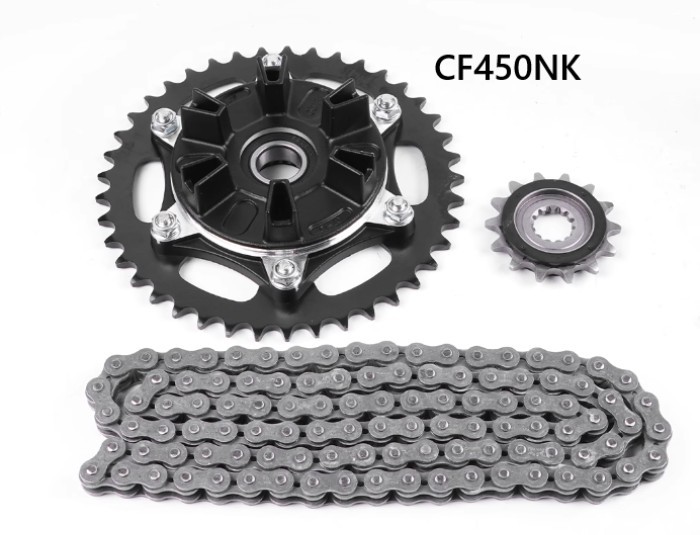 Big Sprocket/small Sprocket/Chain suit CF450NK/CF450SR/CF450MT/CF800NK or CF800MT