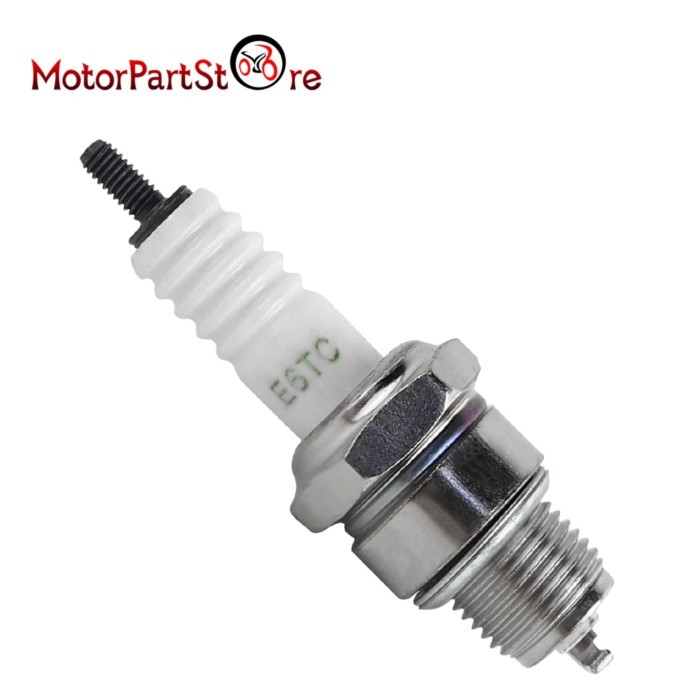 E6TC Spark Plug for Yamaha PW50 PW80 LT 50 80 50cc 70cc 90cc 110cc 150cc BP6HS ATV 4 Wheeler Moped