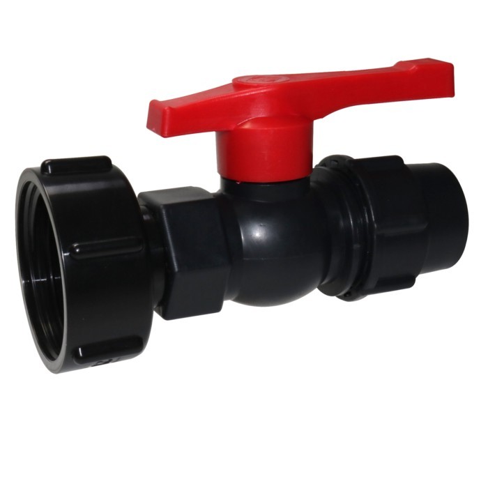 Rainwater Bucket Water Tank Valve Garden Watering Tool Accessories Kit IBC S60*6 G1'' 3/4'' Hose Jo