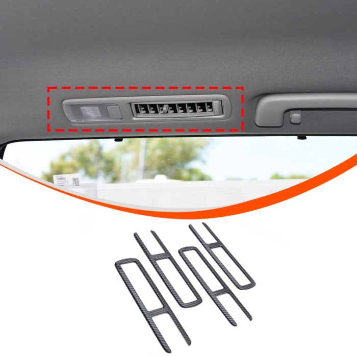 For Toyota Highlander 24+ rear roof air outlet frame Air outlet decoration Interior modification AB