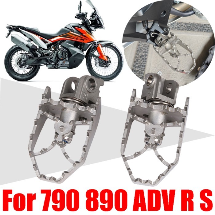 For KTM 790 890 Adventure R S ADV 790Adventure 890Adventure 790R 790S Accessories Foot Pegs Footres