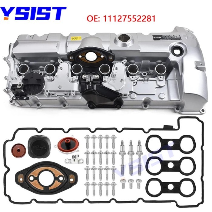 11127552281 Aluminum Valve Cover for BMW N52 N51 3.0L E82 128i E9X 323i 328i E60 528i E70 X5 3.0si