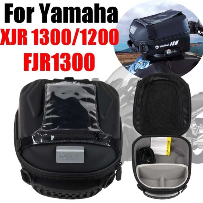 For YAMAHA XJR1200 XJR1300 FJR1300 FJR XJR 1300 1200 Accessories Tank Bag Storage Luggage Tanklock